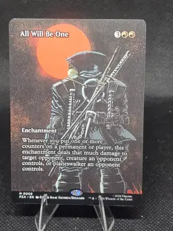 All Will Be One (Borderless) #8 (NM) Regular PZA Magic MTG - Image 1