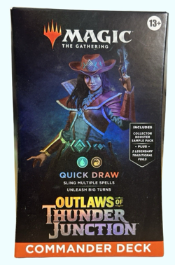 NEW! MTG Outlaws of Thunder Junction Commander Deck Quick Draw - Image 1