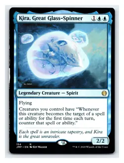 1x Kira, Great Glass-Spinner, Magic MTG, LP Light Play - Image 1