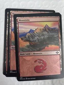 Modern Horizons 2 MH2 Etched Foil Mountain #488 Magic The Gathering MTG - Image 1