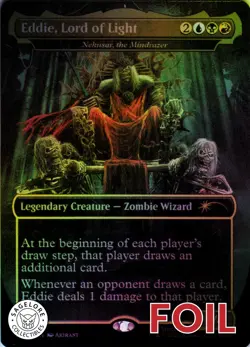 Eddie, Lord of Light - Secret Lair Iron Maiden - 2184 - NM Foil - Image 1