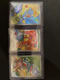 Pokemon TCG First Partner Illustration Collection Series 1 Kanto GEN 1 Starters - Image 1