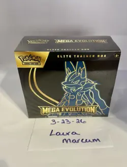 POKEMON TCG MEGA EVOLUTION LUCARIO ETB~NEW FACTORY SEALED~FREE SHIPPING~ - Image 1
