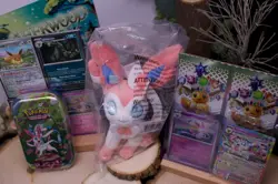 Pokemon Sylveon Bundle with SEALED Prismatic tin - Image 1