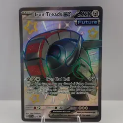 Pokemon Iron Treads ex SVP EN 073 Black Star Promo Full Art Holo 220 HP - Image 1