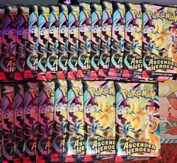 Pokemon 20X Ascended Heroes Booster Pack Lot of 36 Pokemon TCG - Image 3