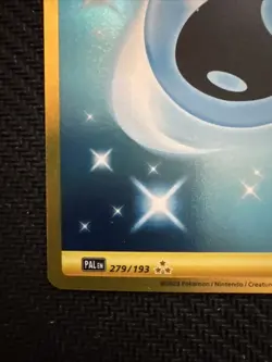 Water Energy 279/193 Pokemon TCG Paldea Evolved Gold Hyper Rare - Image 5