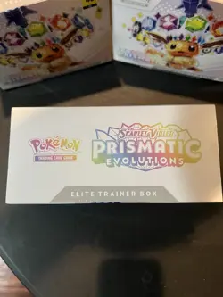 Pokemon Scarlet & Violet Prismatic Evolutions Elite Trainer Box Promo Eevee - Image 3
