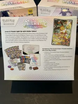 Pokemon Scarlet & Violet Prismatic Evolutions Elite Trainer Box Promo Eevee - Image 4