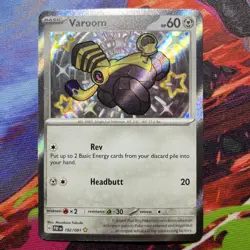 Pokemon TCG Varoom Scarlet & Violet: Paldean Fates 192/091 Holo Shiny Rare - Image 1