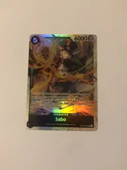 One Piece TCG | Sabo PRB2 Reprint OP04-083 SR One Piece Card the Best Vol. 2 NM - Image 1