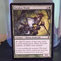 Harabaz Druid Worldwake MTG TCG CARD LP - Image 1