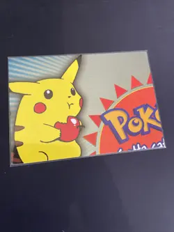 Pokemon Topps Pikachu Puzzle Peice P01 Of 6 Holo Foil Card - Image 1