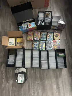 10000 Pokemon Cards Bulk Collection Lot Com/Unc/Rare and accessories code cards - Image 1