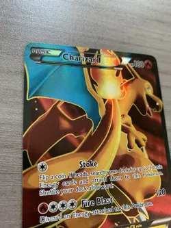 Charizard EX 100/106 XY Flashfire Full Art Ultra Rare Holo Pokemon Card TCG - Image 5