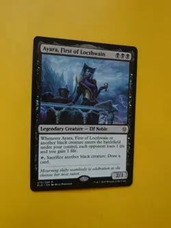 Ayaya,first of lochthwain rare elf noble ELD Magic the Gathering Card. - Image 3