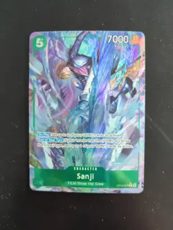One Piece Carrying On His Will Card OP13-027 Sanji Alternate Art - Image 1