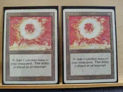 1x Sol Ring - HP - Revised - MTG Magic Heavily Played - Image 1