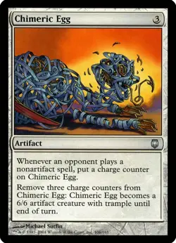 X 1 Chimeric Egg NM-M Darksteel 106 MTG Magic The Gathering - Image 1