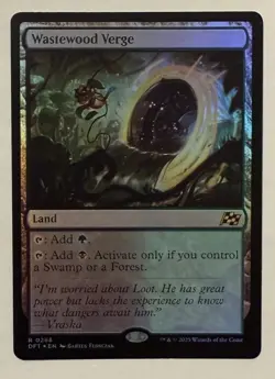 Wastewood Verge Foil - Aetherdrift MTG Magic the Gathering - Image 1