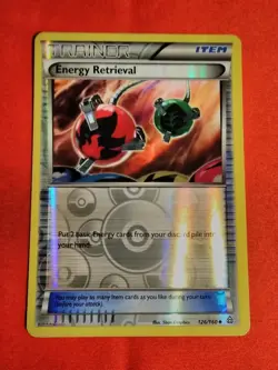 Energy Retrieval Pokemon 126/160 - XY-Primal Clash Reverse Holo - Unplayed Mint+ - Image 1