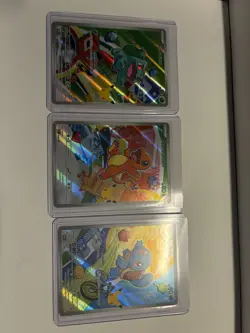 Pokemon TCG First Partner Illustration Collection Series 1 Kanto GEN 1 Starters - Image 1