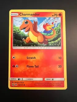 CHARMANDER 18A/147 PROMO ALTERNATE ART COSMO HOLO POKEMON NM - Image 1