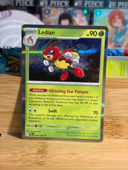 LEDIAN 003/142 S&V Stellar Crown Holo Rare Pokemon TCG Near Mint - Image 1