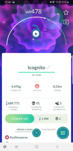 Pokemon Go Shiny Unown Z - Schillernd - Pokemon Go Shiny Icognito Z - Image 2