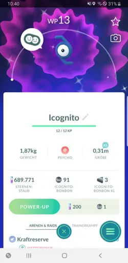 Pokemon Go Shiny Unown Z - Schillernd - Pokemon Go Shiny Icognito Z - Image 3