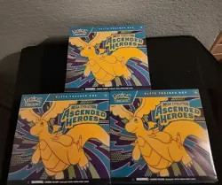Pokemon TCG Ascended Heroes Elite Trainer Box ETB - Factory Sealed - Lot of 3 - Image 1