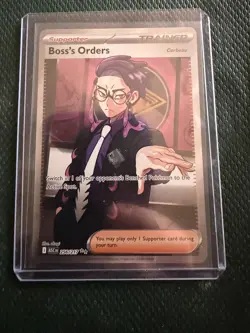 Pokemon TCG Boss’s Orders 256/217 Ascended Heroes Full Art Pack Fresh - Image 1