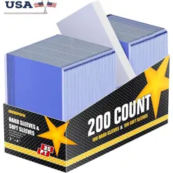 Trading Card Sleeves Hard & Soft Protection Card Holders MTG PKM YuGiOh New - Image 1