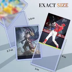 Trading Card Sleeves Hard & Soft Protection Card Holders MTG PKM YuGiOh New - Image 3