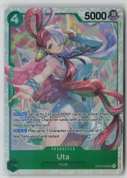 Uta OP13-023 One Piece Carrying On His Will Super Rare Near Mint - Image 1
