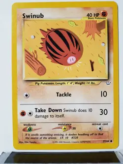 Swinub 57/64 - NM - 2001 Neo Revelation Pokemon Card - $2 Combined Shipping - Image 1