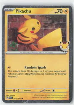 Pikachu - (Cosmo Holo) Promo Miscellaneous Cards & Products 051/162 NM - Image 1