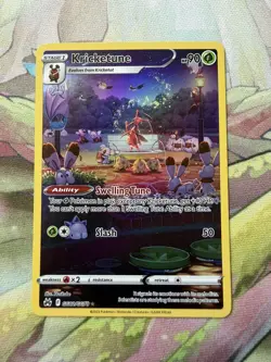 Kricketune GG02/GG70 Crown Zenith: Galarian Gallery Holo Pokemon Card NM - Image 1