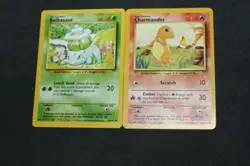 Pokemon Card Lot PL Bulbasaur 44/102 & Charmander 46/102 Base Set - Image 1