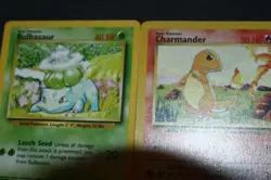 Pokemon Card Lot PL Bulbasaur 44/102 & Charmander 46/102 Base Set - Image 2