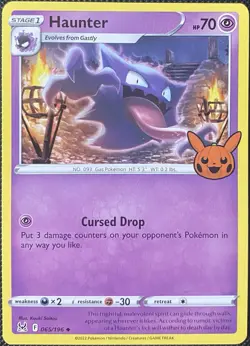Haunter 065/196 Trick or Trade 2023 Regular - Pokemon Card - Image 1