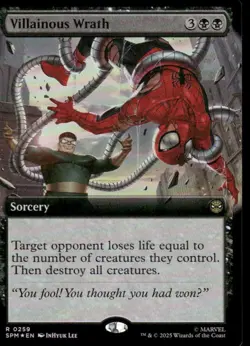 Villainous Wrath (Extended Art) Marvel's Spider-Man Foil - Image 1