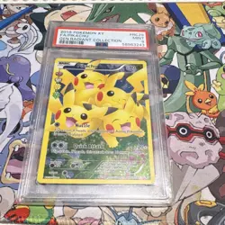 Pokemon TCG Pikachu RC29-32 Generations Radiant Collection Full Art Holo PSA 9 - Image 1