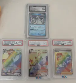 Authentic pokemon Graded 10/3 PSA & 1 CGC - Image 1