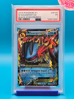 PSA 1 - 2015 POKEMON XY BLACK STAR PROMOS XY87 M SWAMPERT EX - Image 1