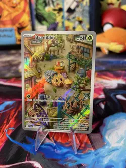 Pokemon Bramblin Illustration Rare Holo Sv02: Paldea Evolved 50 HP 198/193 - Image 1
