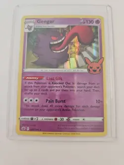 2021 GENGAR POKEMON SWORD & SHIELD CHILLING REIGN 057 HOLO TRICK OR TRADE 2022 - Image 1
