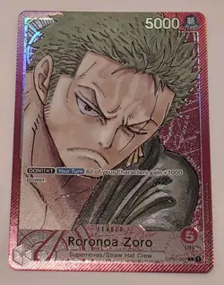 Roronoa Zoro (001) (Parallel) OP01-001 Romance Dawn Foil - Image 1