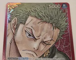 Roronoa Zoro (001) (Parallel) OP01-001 Romance Dawn Foil - Image 2