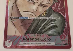 Roronoa Zoro (001) (Parallel) OP01-001 Romance Dawn Foil - Image 3